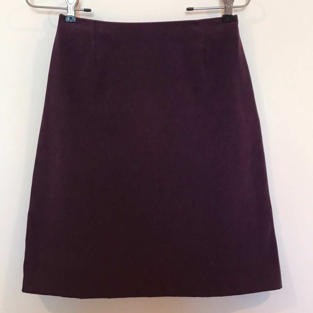 Purple A line skirt